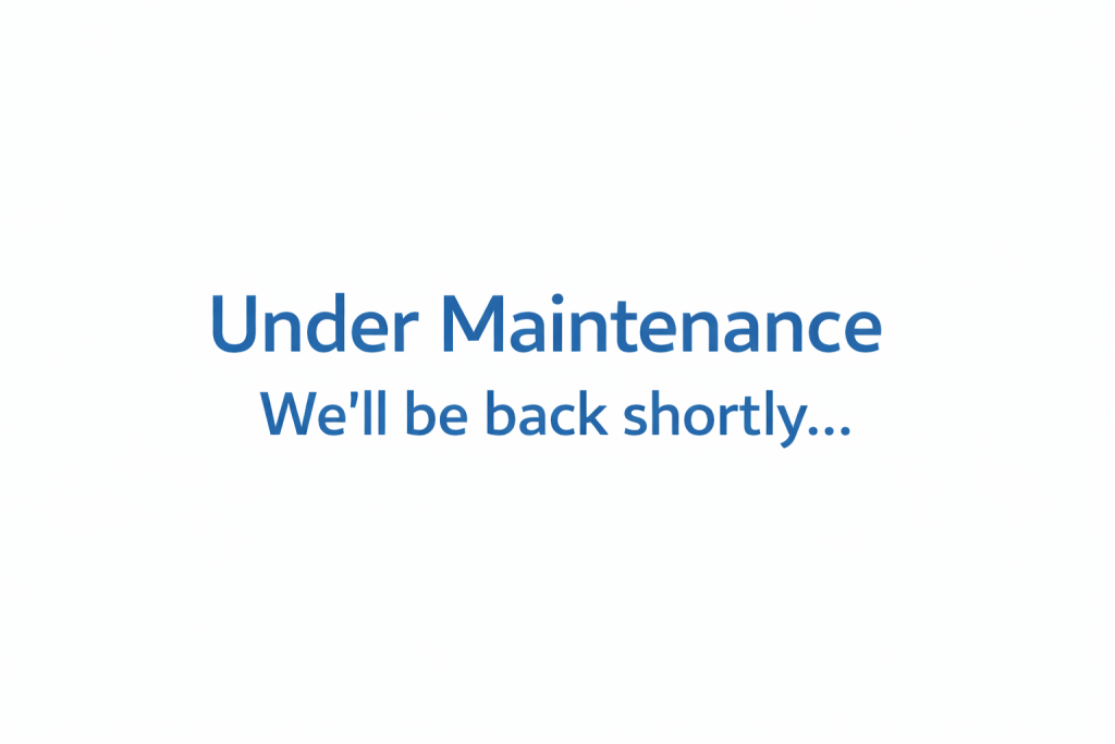 Under Maintenance